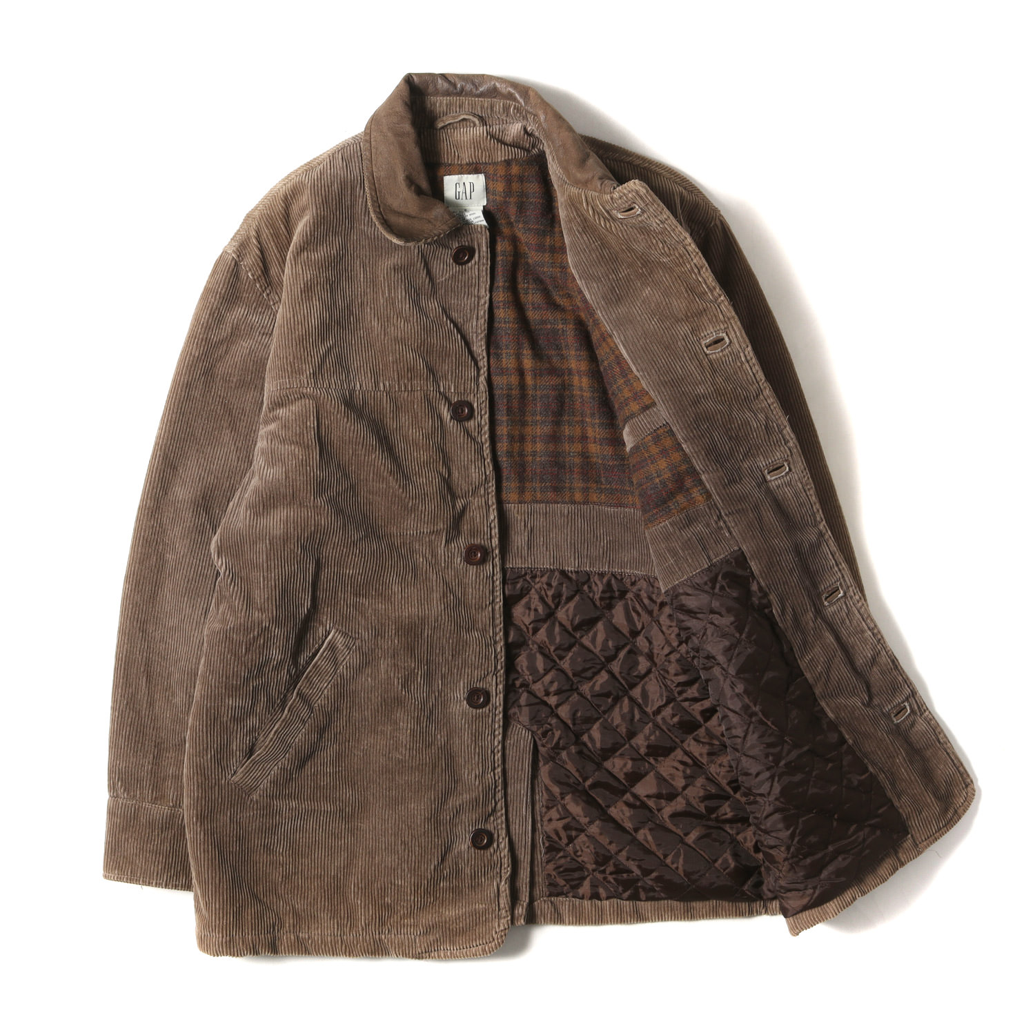 楽天市場】GAP ギャップ ジャケット サイズ:S 90s 襟レザー