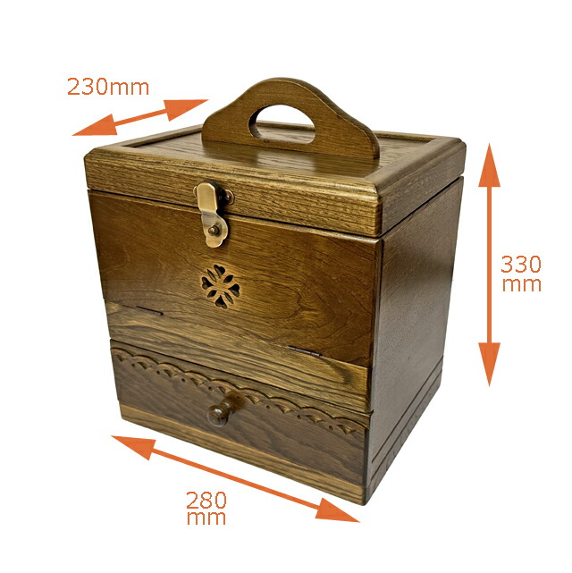 楽天市場】パリの雑貨屋 メイクボックス FG-266 / コスメティック