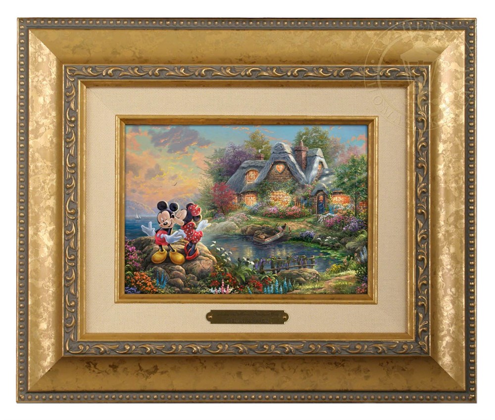 ディズニー エッチング 絵画 額入り ミッキー ミニー 【公式通販】