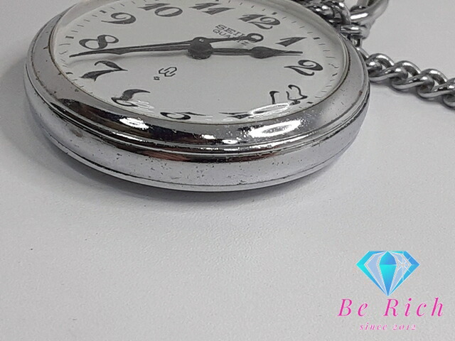 楽天市場】セイコー SEIKO 懐中時計 ポケット ウォッチ 7550-0010 白