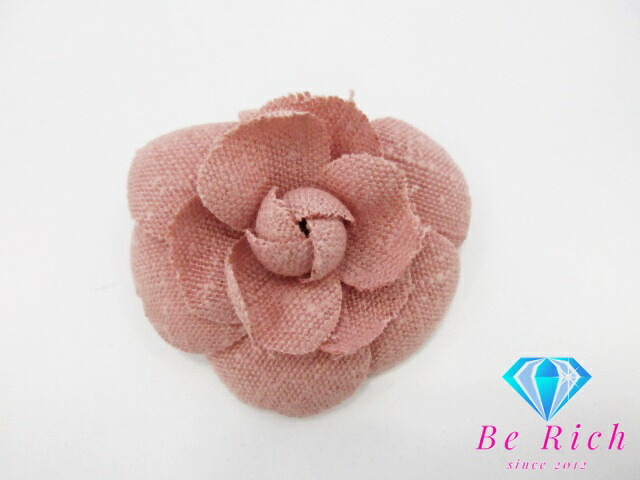 CHANEL シャネル カメリアブローチ ピンク＆グリーン 箱付き 【公式通販】