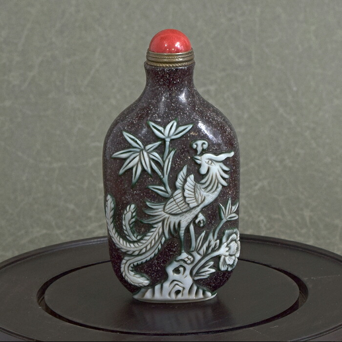 中国 玉石彫刻 鼻煙壷 2点まとめて C R5932 中国 玉石彫刻 鼻煙壷 2点