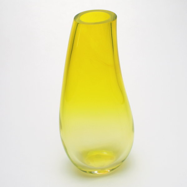 ベネチアグラス 金色と赤色の花瓶 高さ40cm 幅20cm 奥行20cm ベネチア