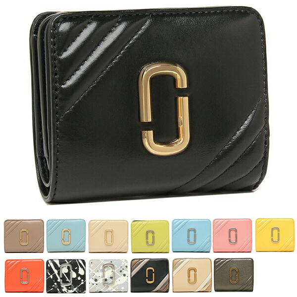 MARC JACOBS ブラック 二つ折り財布マークジェイコブス