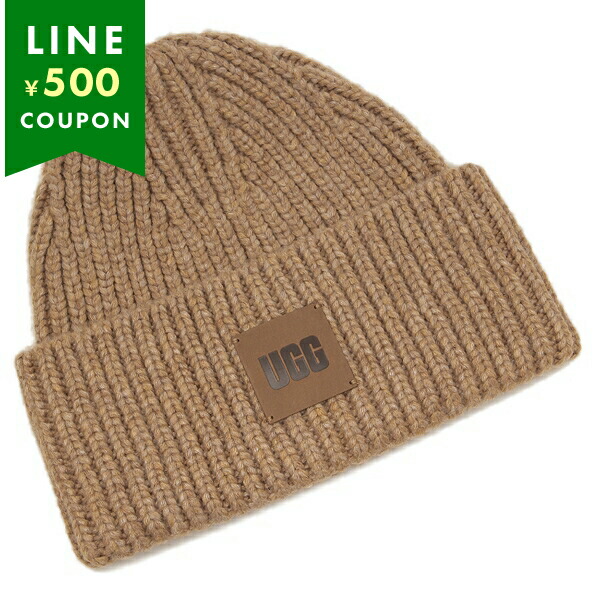 楽天市場】アグ 帽子 チャンキーリブビーニー ベージュ メンズ