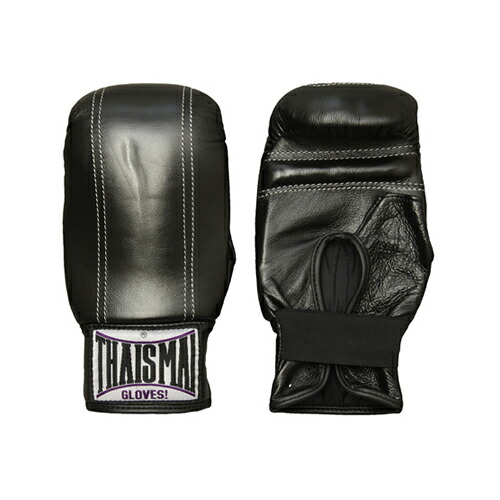 THAISMAI パンチングミット Mサイズ ブラック/ホワイト THAISMAI