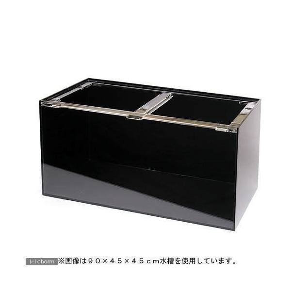 1800×60×60 オーバーフロー水槽 背面、底面ブラック