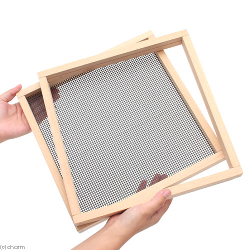 爬虫類ケージ 110×30×35㎝ ストッパー 全コ 金網2 付木配線