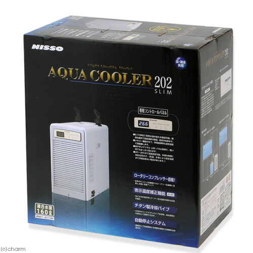 楽天市場】ニッソー 水槽用クーラー アクアクーラースリム 202 対応