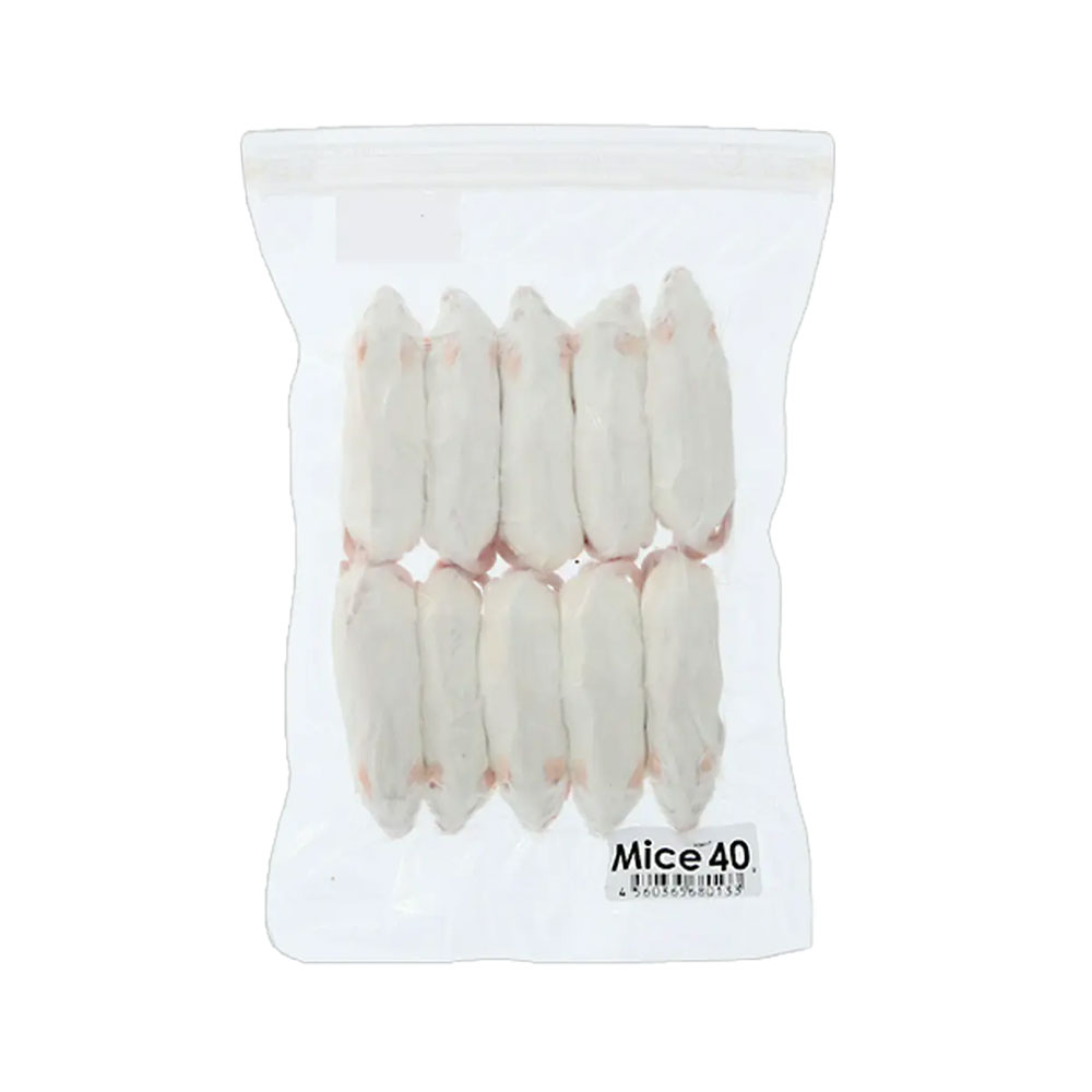 楽天市場】冷凍☆アダルトLL カタ養殖 Mice40 冷凍マウス