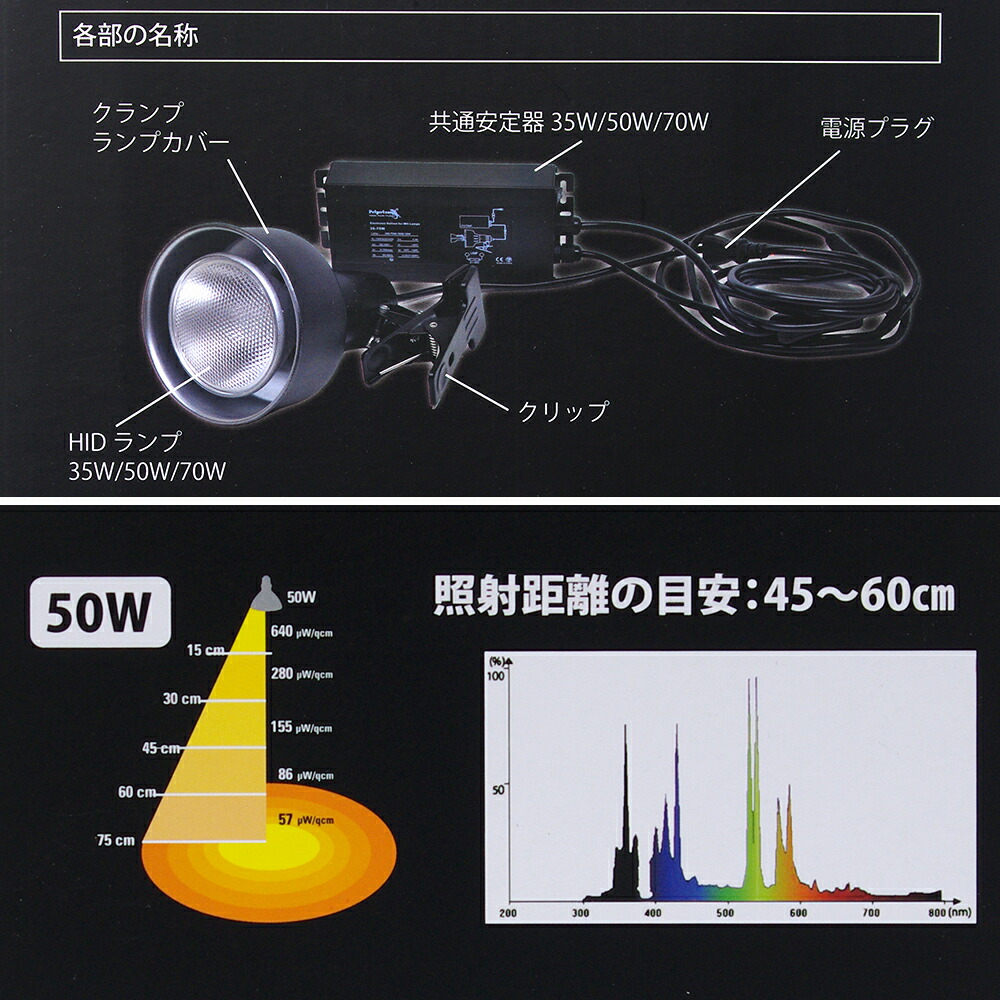 楽天市場】ペットペットゾーン ソラリウム 50W ランプ、交換球