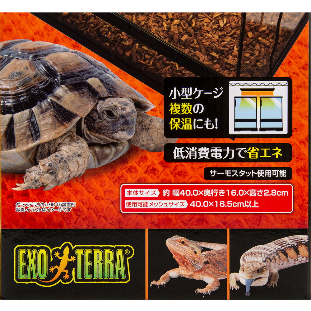 楽天市場】GEX エキゾテラ ヒーティングトップ L 関東当日便