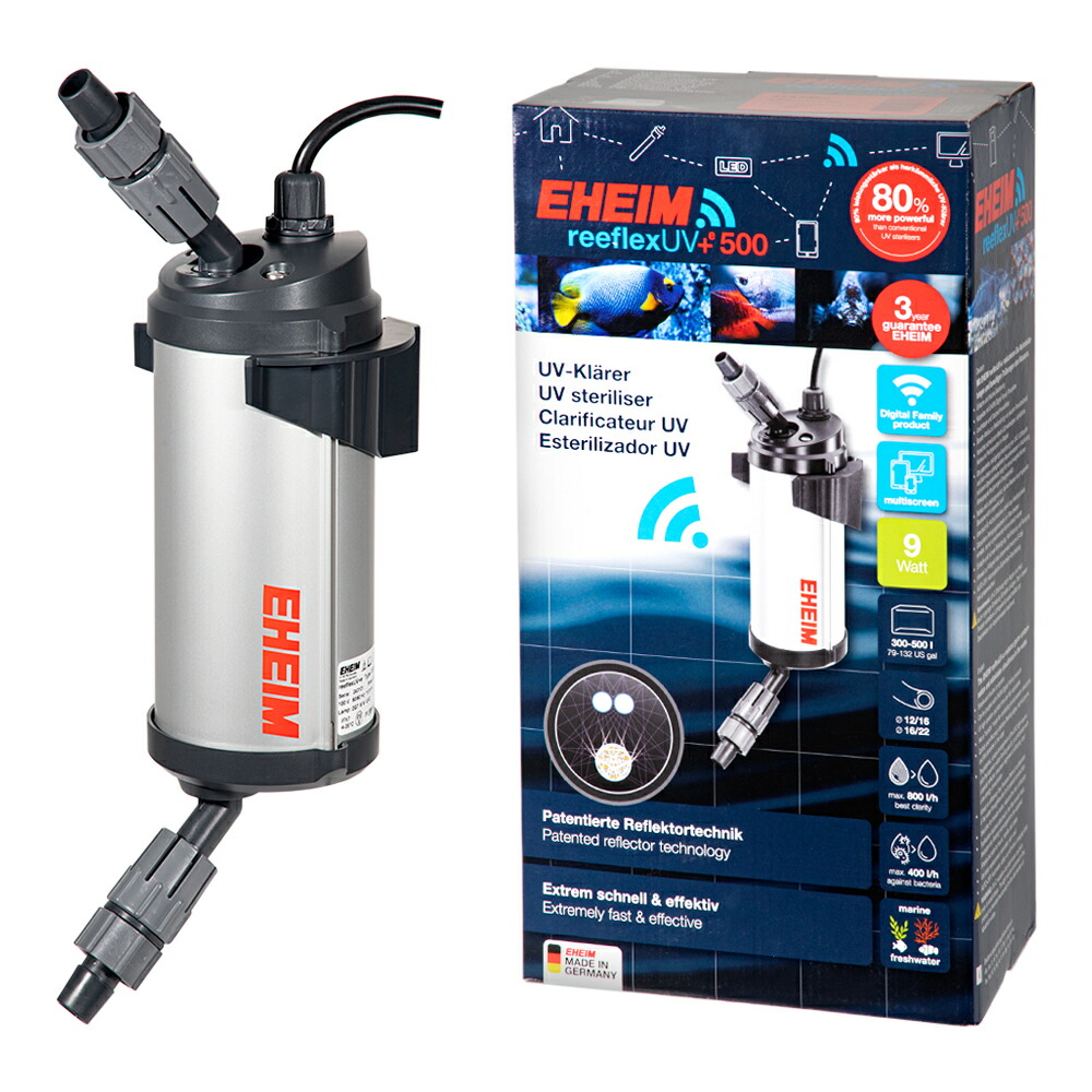 楽天市場】エーハイム リーフレックス UV＋e 500 殺菌灯 水槽