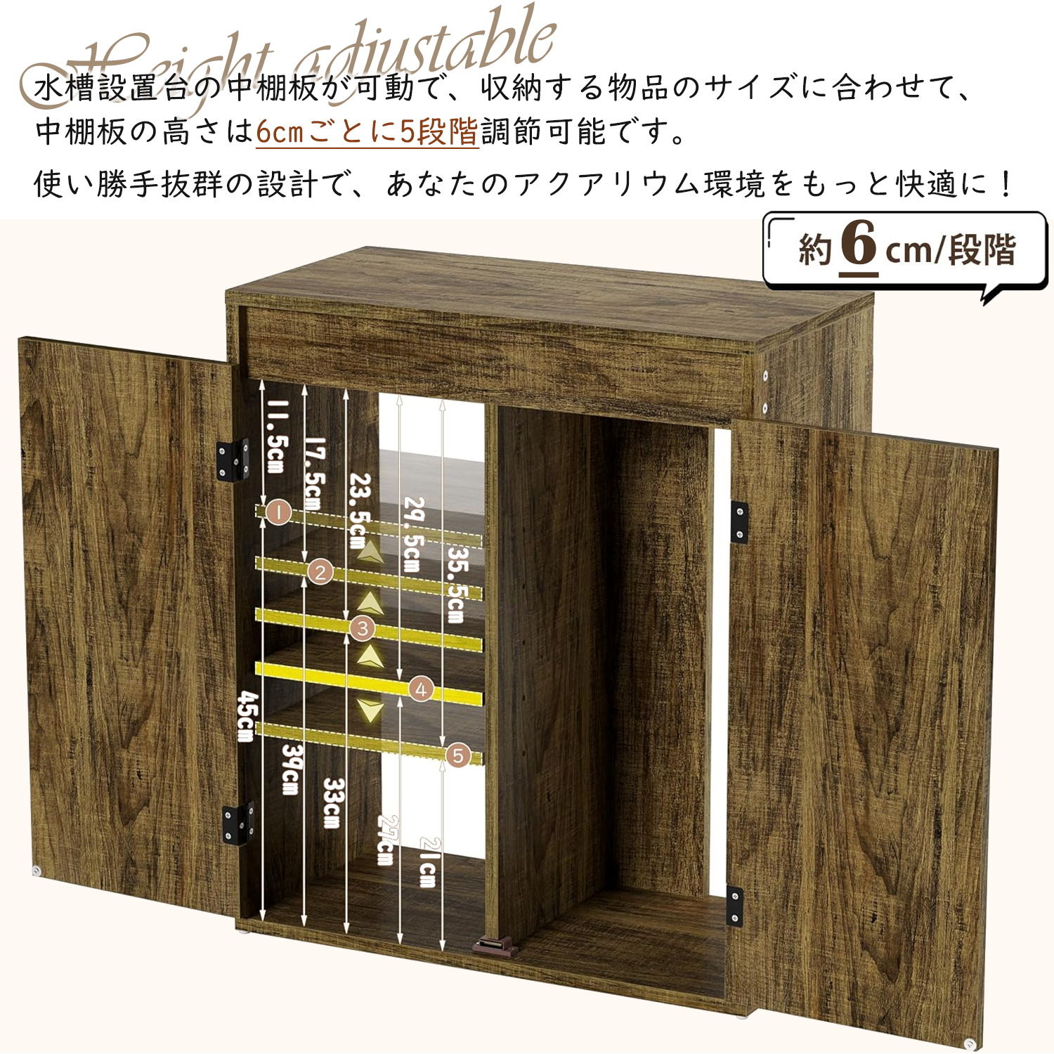 楽天市場】【マラソン期間｜P10倍×10%OFF】 DEWEL 水槽台 60cm 水槽