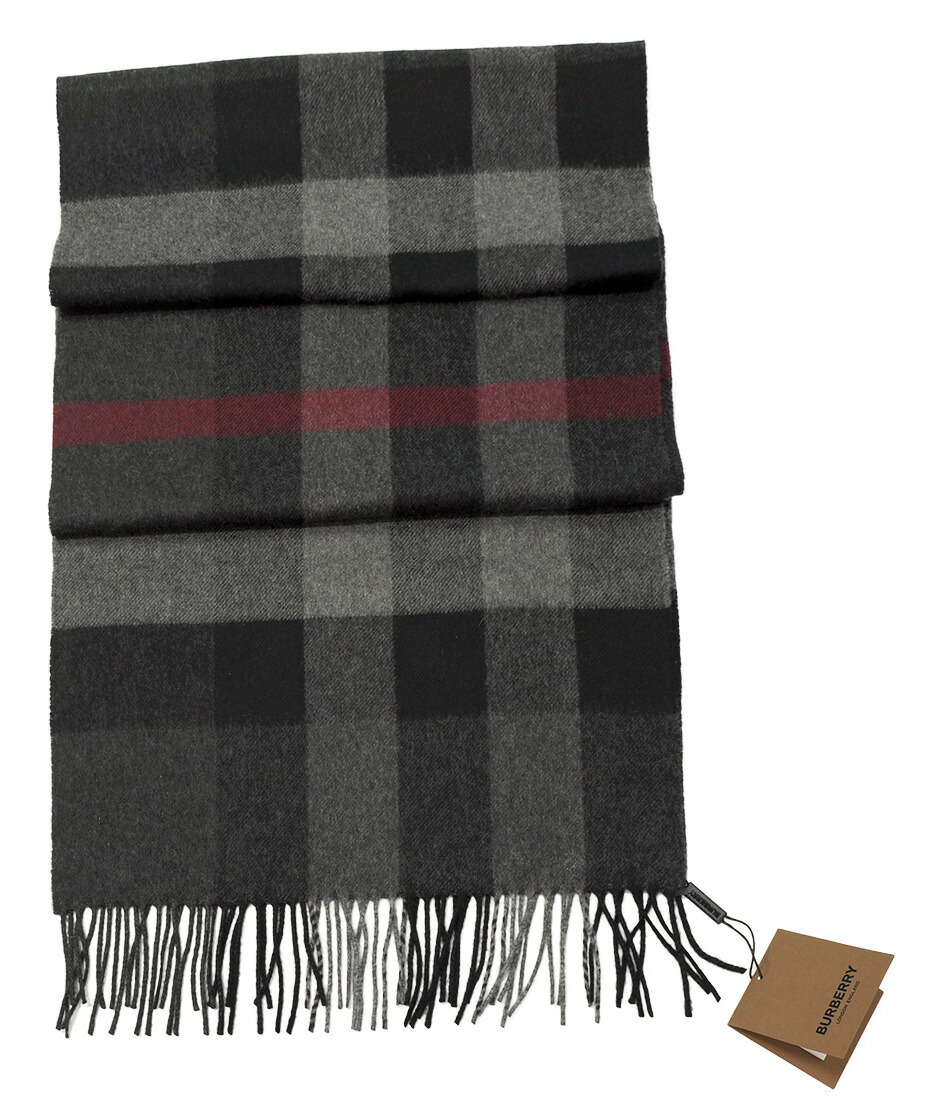 楽天市場】BURBERRYバーバリーマフラーカシミヤ 100% マフラー(ロング