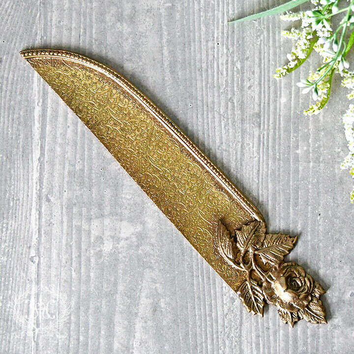 楽天市場】【送料無料】アンティーク風雑貨 ゴールド ナイフ お洒落