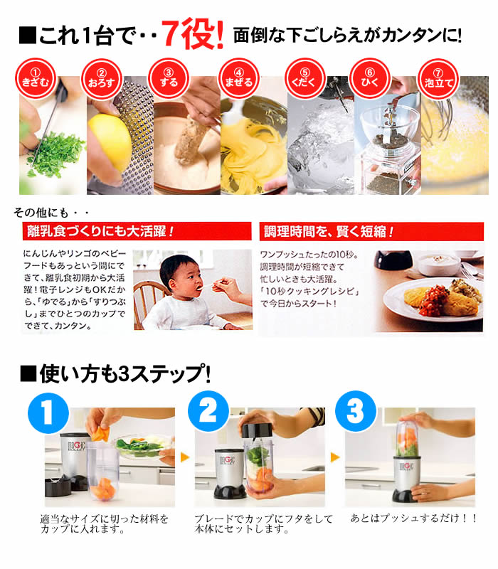 楽天市場】マジックブレット ブレンダー 21点セット マジックブレット