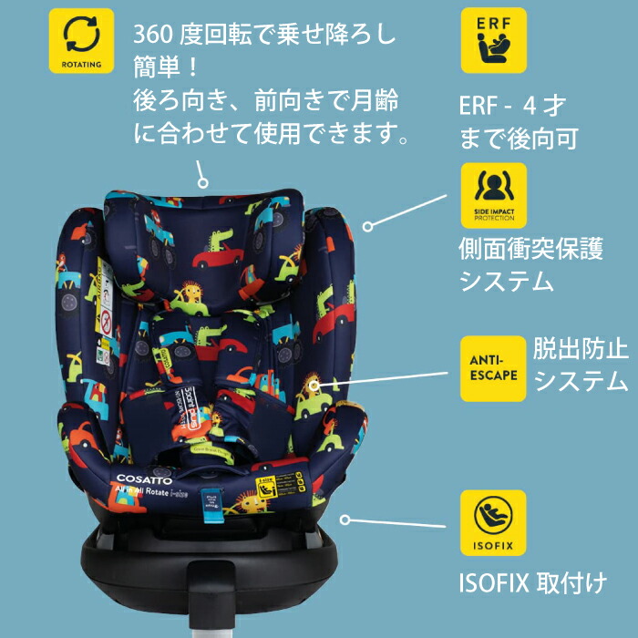 楽天市場】コサット オールインオール ローテイト360 回転式