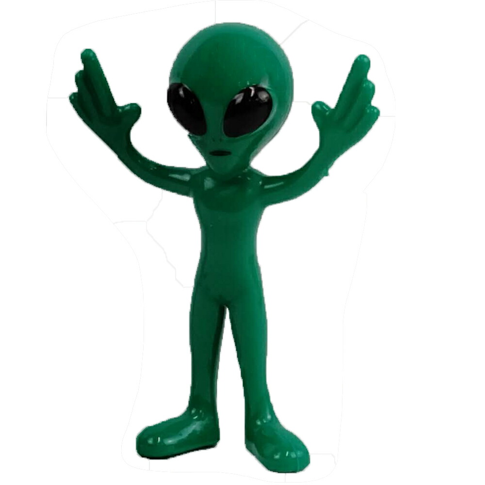 楽天市場】くねくねエイリアン 玩具 おもちゃ フィギュア宇宙人 曲がる