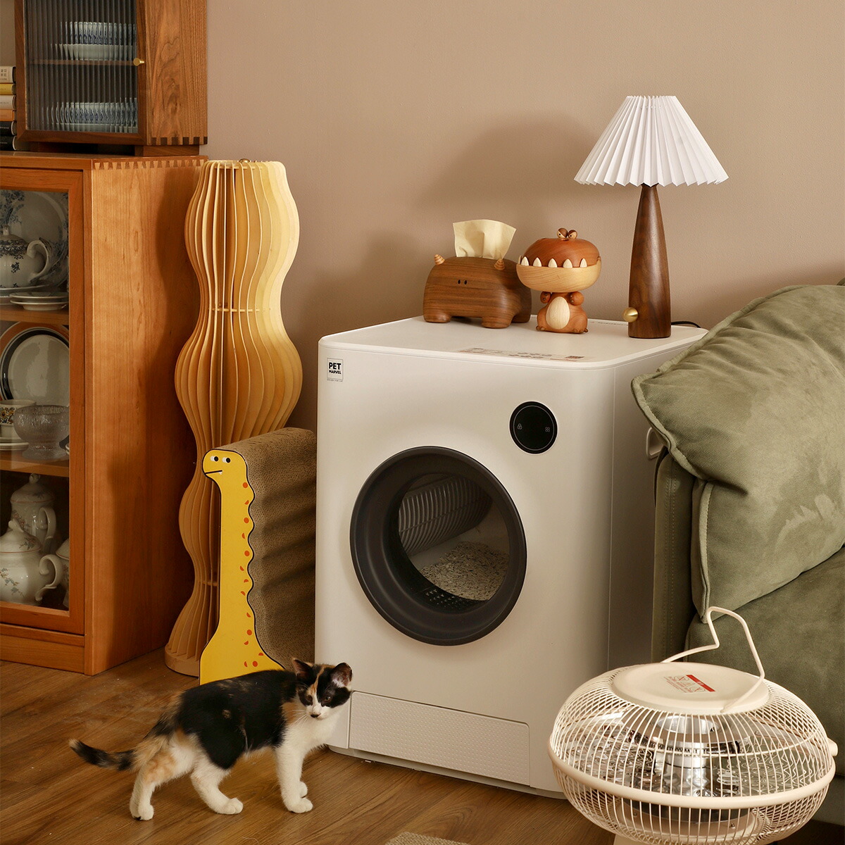 楽天市場】PET MARVEL 自動トイレ 自動猫トイレ Magic Cube 即納 猫