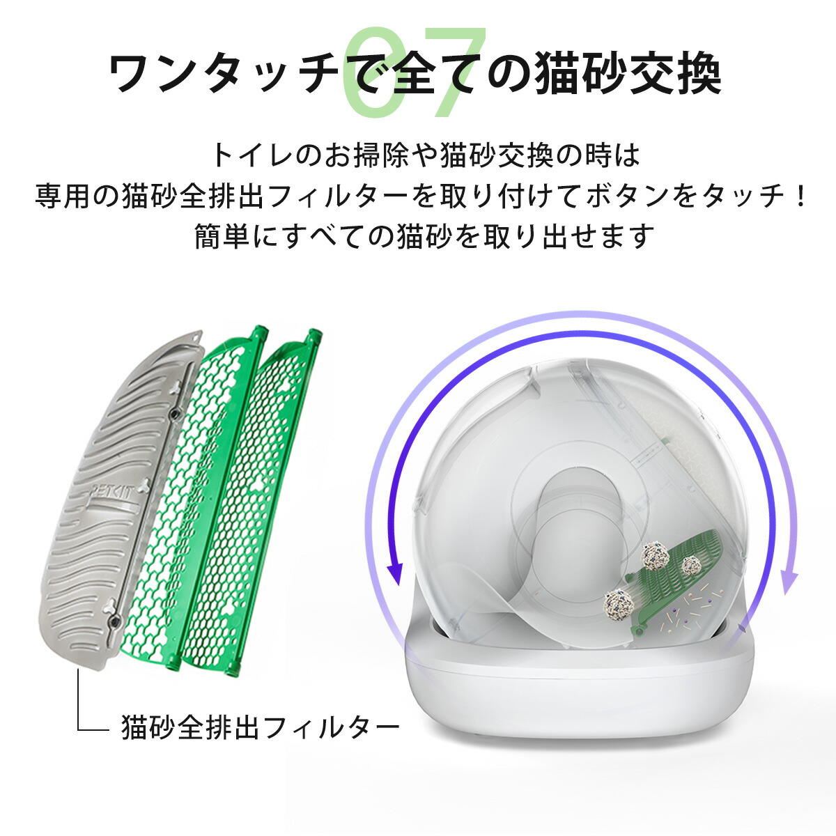 楽天市場】＼20,000円オフ→62,100円！！／自動猫トイレ PETKIT