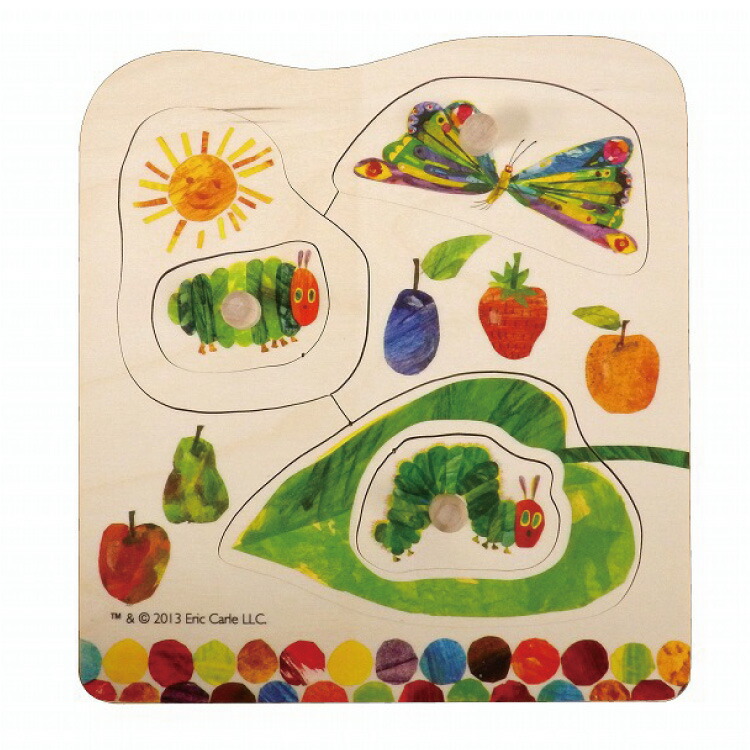 楽天市場】木のおもちゃ 知育玩具 2歳から ノブ付き木製パズル はら