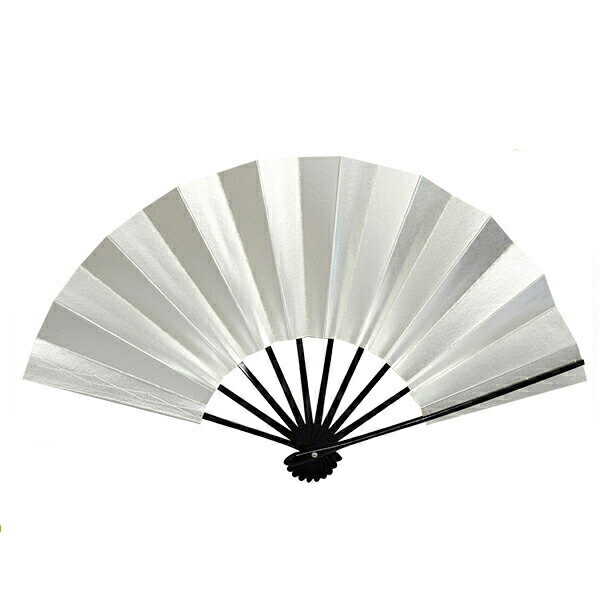 楽天市場】舞扇子「両銀」【送料無料】表ウラ面ともに銀地です 扇子