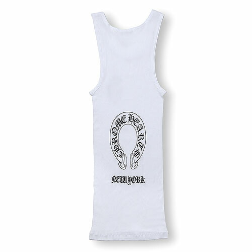 CHROME HEARTS ホワイトリブタンクトップXL 男女兼用 楽天市場