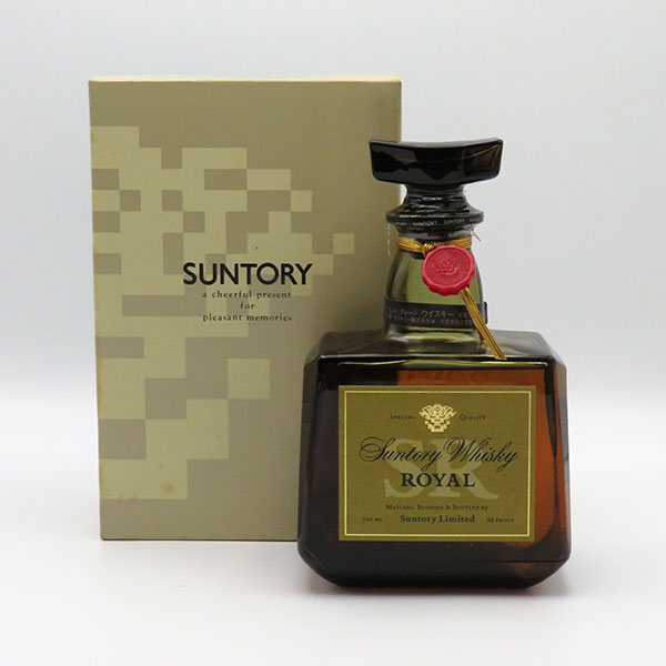 楽天市場】【レトロ】サントリーウイスキー ローヤル SRラベル 43度