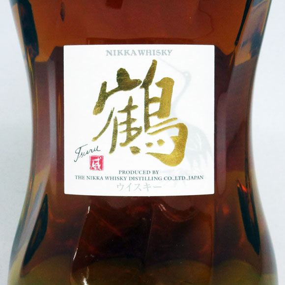 楽天市場】【レトロ：ゴールド文字】ニッカウヰスキー 鶴 透明瓶 43度