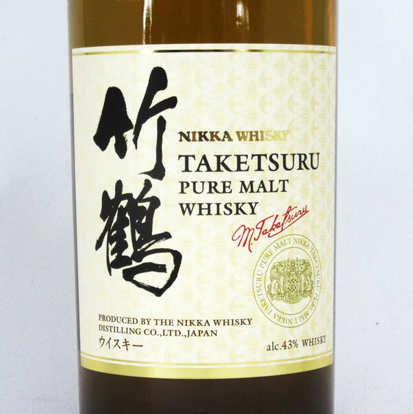 楽天市場】【旧ラベル】竹鶴NV 白ラベル ピュアモルト 43度 700ml （箱