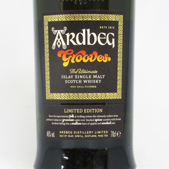 楽天市場】アードベッグ グルーヴス 46度 700ml 正規品 （専用BOX入
