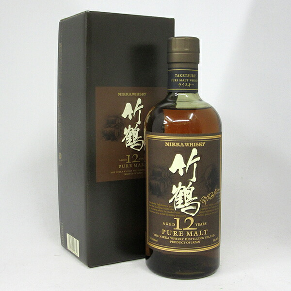 楽天市場】【レトロ：旧ラベル】竹鶴12年 丸瓶 40度 660ml （専用化粧