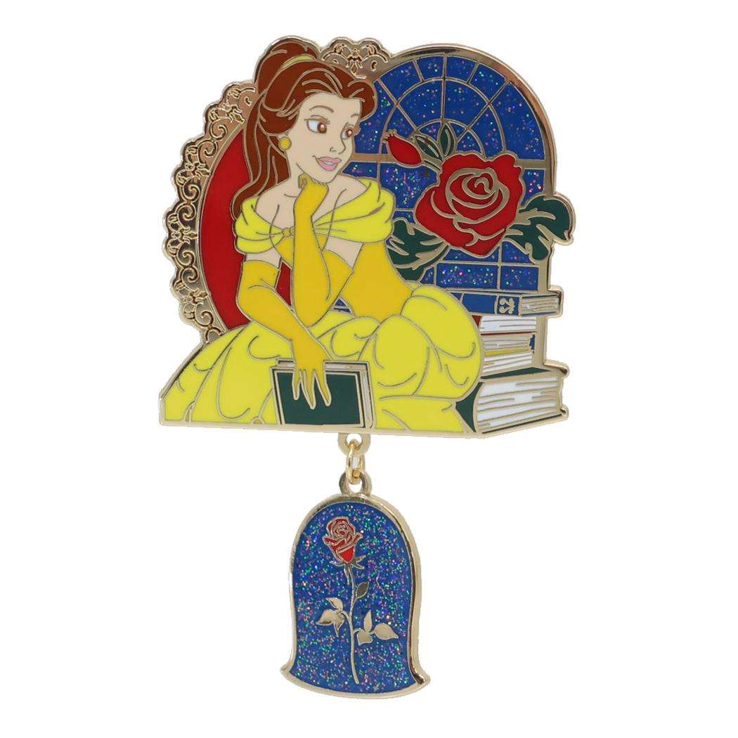 美女と野獣 ベル&ビースト他ピンバッジ/ディズニープリンセス等 10点