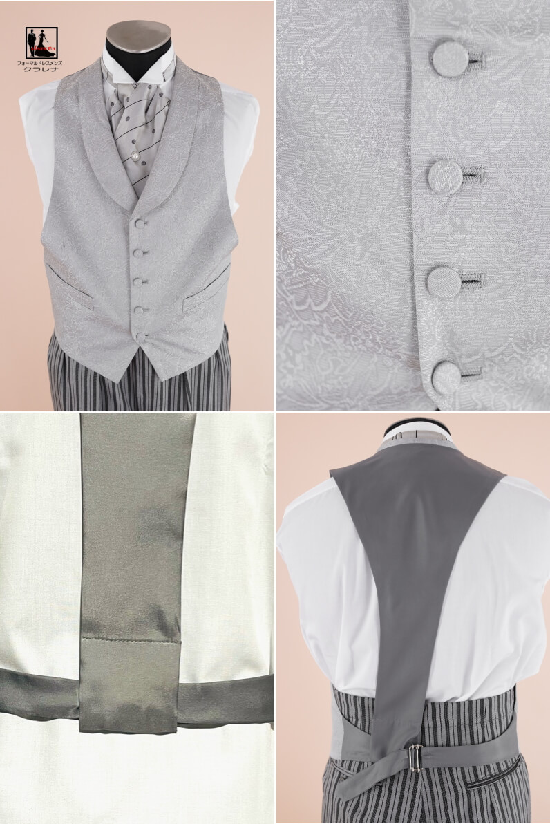 未使用］TAKEO KIKUCHI ジレ グレー LL ビジネス フォーマル 未使用