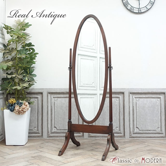 店舗什器アンティーク mirror 美容院 鏡 【公式通販】