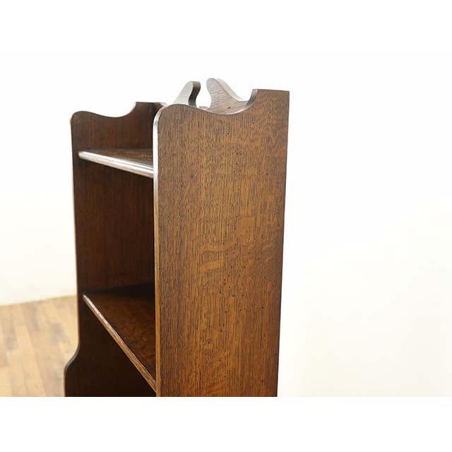 1058 ビンテージ ケンドン扉の収納棚 飾り棚 本棚 ケース 古家具