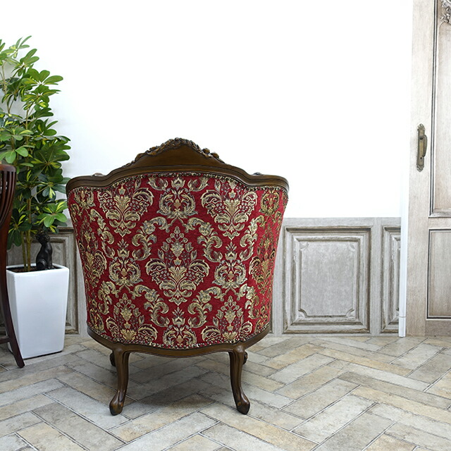 楽天市場】輸入家具 デザイナーズ ブラウンフレームシングルソファ そ