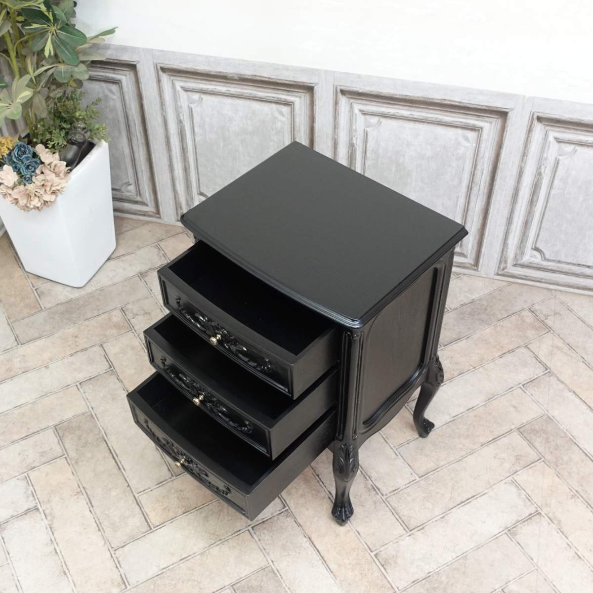 楽天市場】輸入家具 アンティーク調 キャビネット アンティーク レトロ