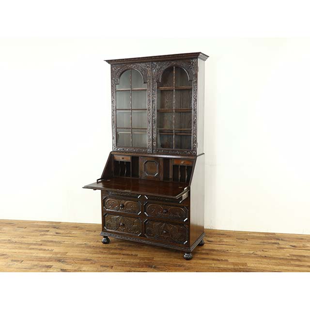 楽天市場】アンティーク ビューロー アンティーク家具 ライティング