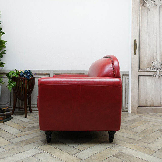 楽天市場】輸入家具 そふぁ ソファー デザイナーズ PUレザーアールデコ