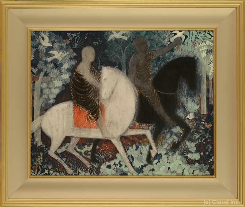 楽天市場】平山郁夫 仏教伝来 シルクロード 複製画 巧藝画 15号 【限定