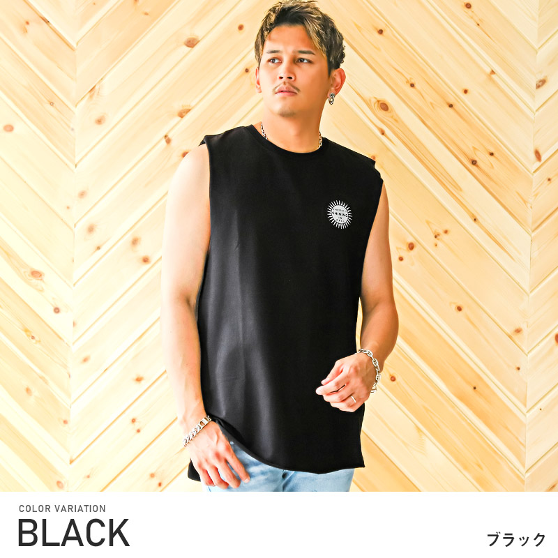 楽天市場】ノースリーブ Tシャツ【CALIFORNIAバックプリントカットオフ