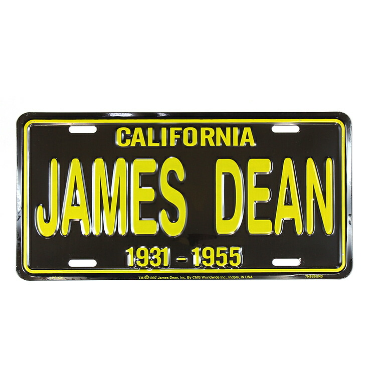 ジェームズ・ディーン プレート 1931-1955