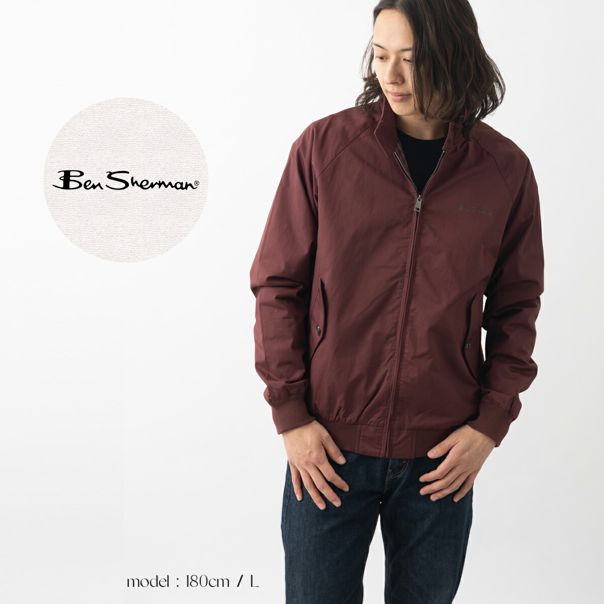 楽天市場】ベンシャーマン Ben Sherman ハリントンジャケット 新色