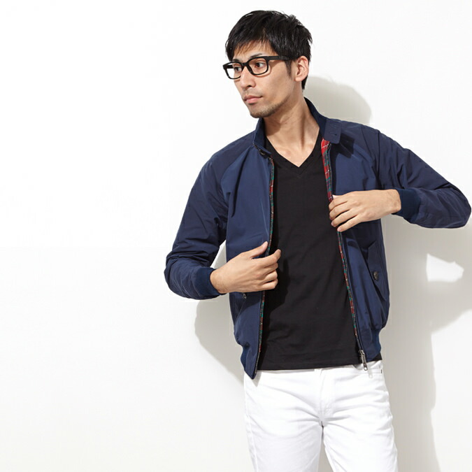 楽天市場】バラクータ G9 オリジナル ハリントンジャケット ネイビー