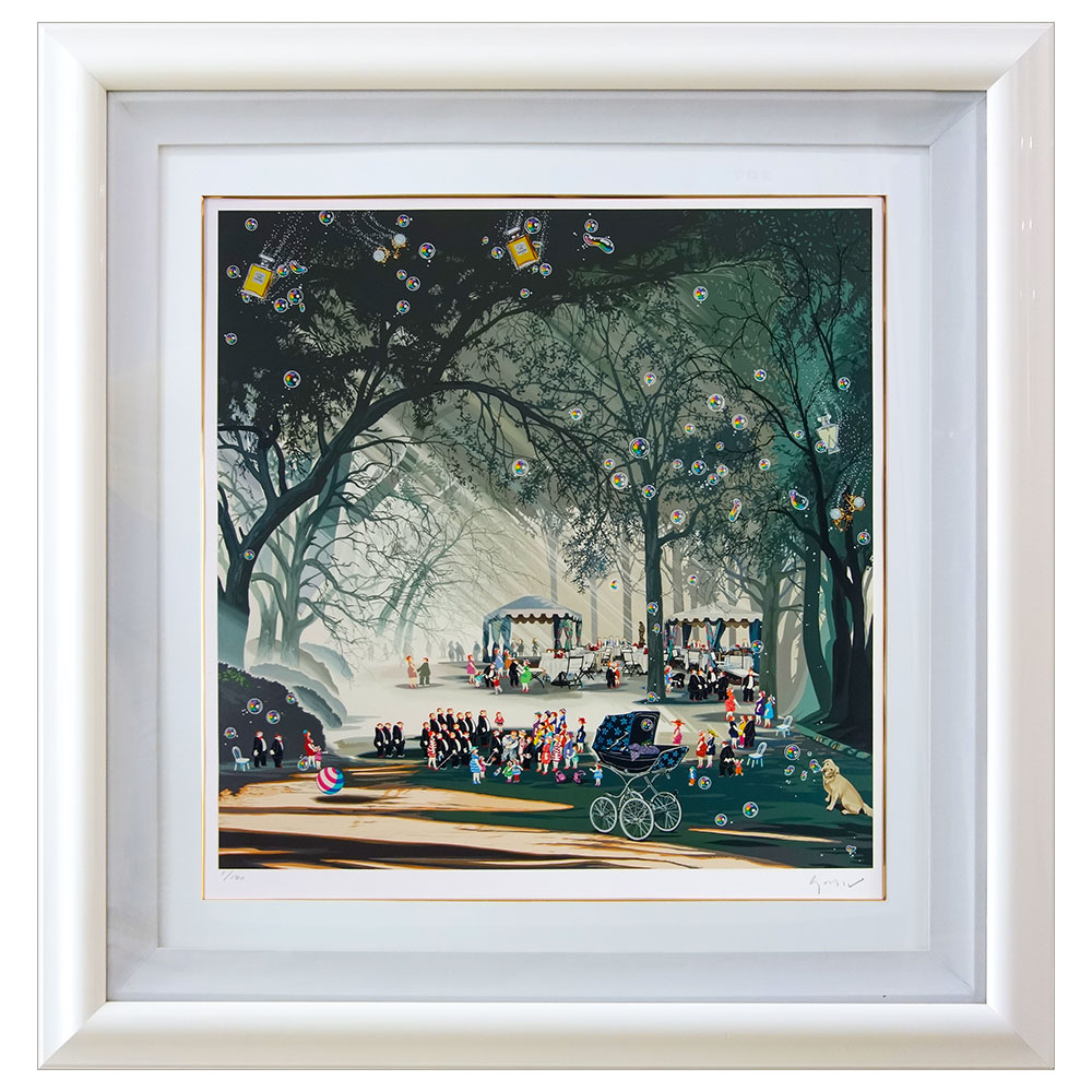 ヒロ・ヤマガタ】二人の星シルクスクリーン山形博導額装可能