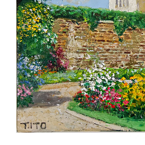 楽天市場】油彩画 伊東拓実 「コッツウォルズ」 F4号 油絵 額入り 額装