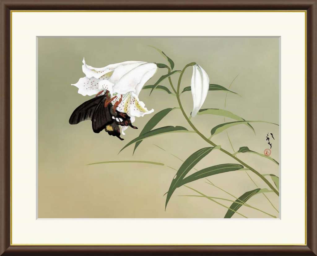 油絵 菅家令子 絵 絵画 インテリア F4-091316 花 ゆり 絵画 インテリア