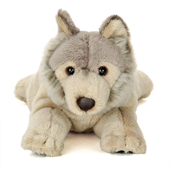 楽天市場】オオカミ ぬいぐるみ ねそべりシリーズ | リアル 狼 犬 動物